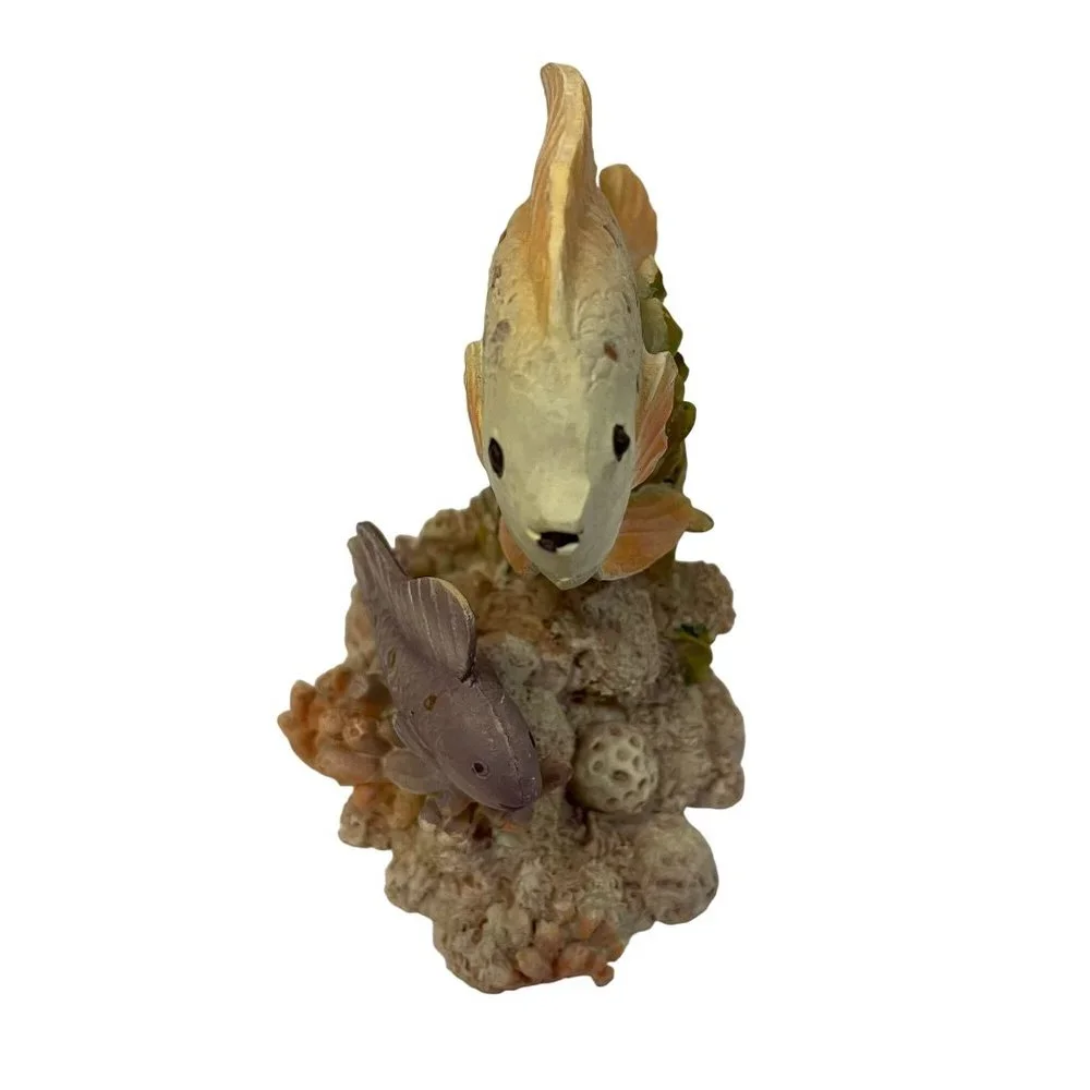 K's Collection Decorative Two Marine‎ Fish figurine Sculpture Multi
